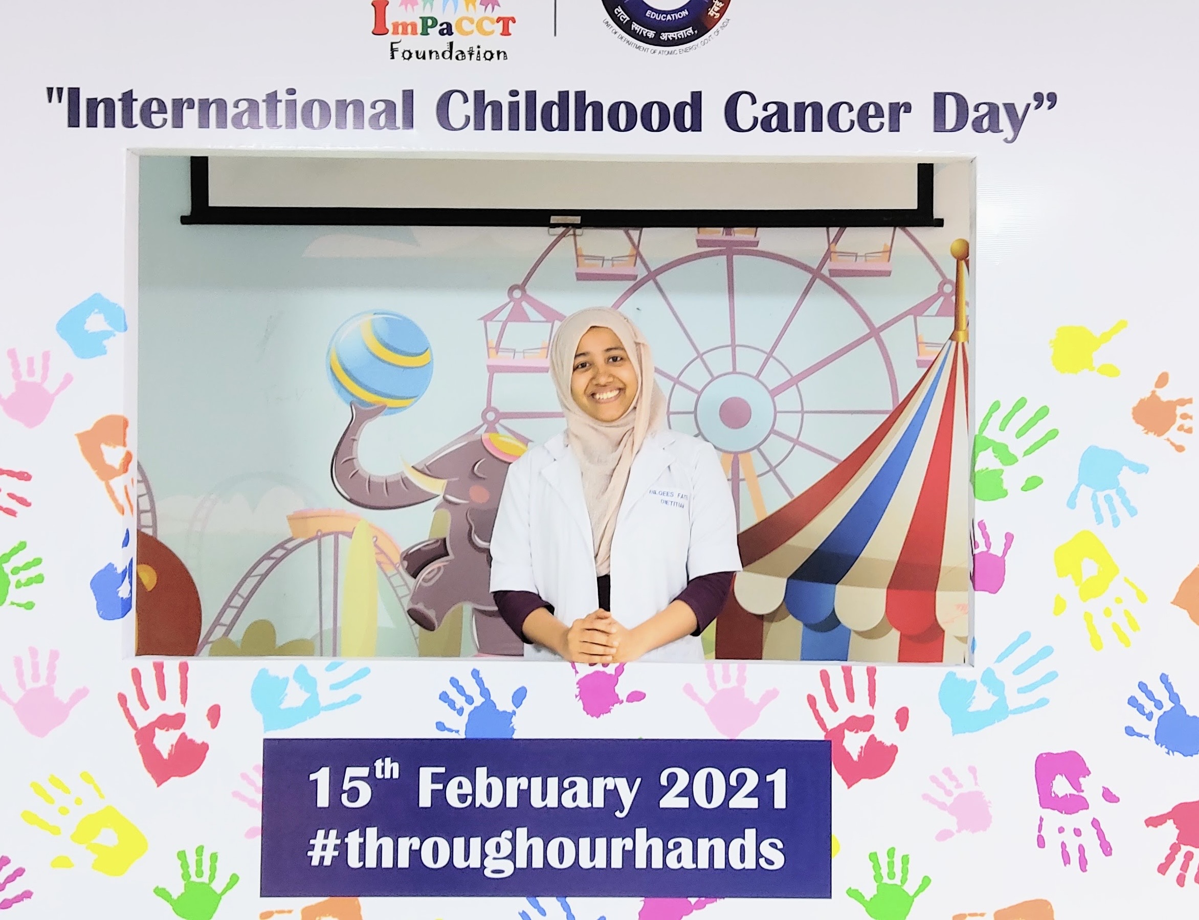 Bilqees at Tata Memorial Hospital 2021